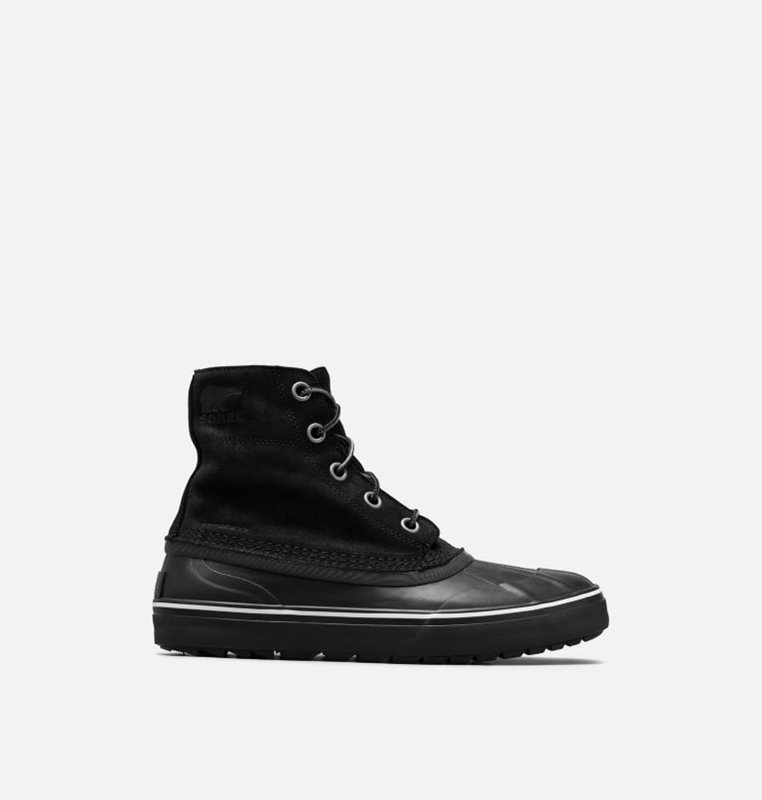 Mens Booties Black - Sorel Cheyanne™ Metro Lace - 391-PUTYVN